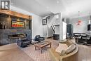 8 1651 Anson Road, Regina, SK  - Indoor With Fireplace 