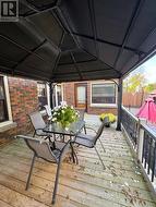 Covered outdoor dining - 