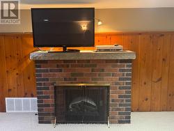 Brick fireplace - 