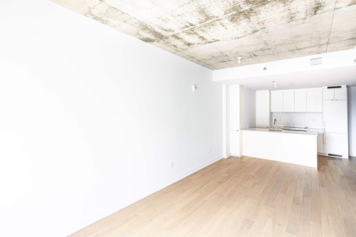 Living room - 411-1971 Rue Du Havre, Montréal (Ville-Marie), QC - Indoor Photo Showing Kitchen