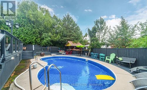 4 Devins Drive, Aurora, ON - Outdoor With In Ground Pool