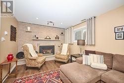 Family Room with Gas Fireplace - 