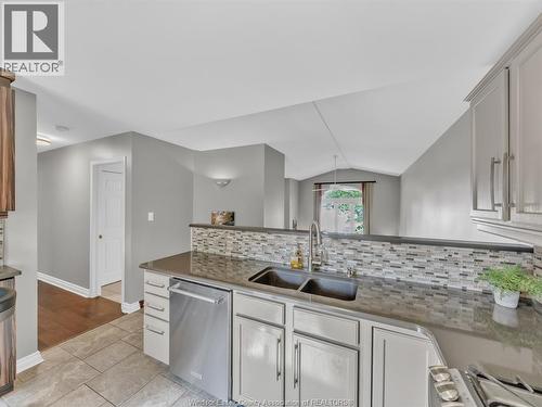 1046 Rendezvous, Windsor, ON - Indoor Photo Showing Kitchen With Double Sink