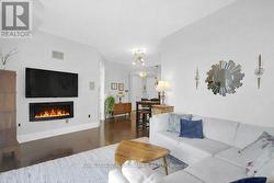 Living Room w Electric Fireplace - 