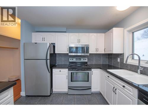 3414A 28Th Avenue Unit# 2, Vernon, BC - Indoor Photo Showing Kitchen With Stainless Steel Kitchen