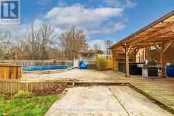 back yard pool and hot tub - 