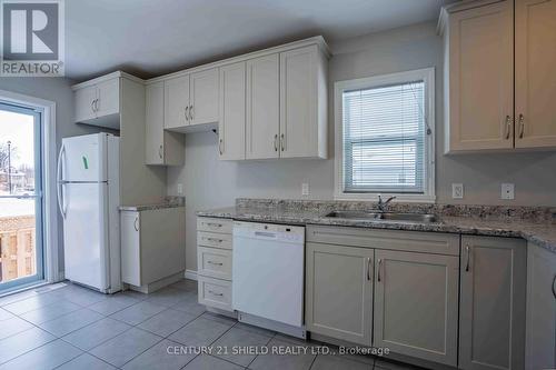 223 Third Street W, Cornwall, ON - Indoor Photo Showing Kitchen With Double Sink