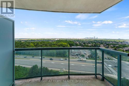1611 - 2545 Erin Centre Boulevard, Mississauga (Central Erin Mills), ON - Outdoor With Balcony With View