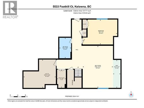 Basement - 5533 Foothill Court, Kelowna, BC - Other