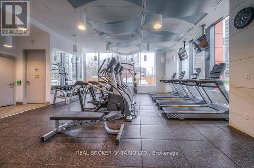 Community Gym - 705 - 500 Brock Avenue, Burlington (Brant), ON - Indoor Photo Showing Gym Room