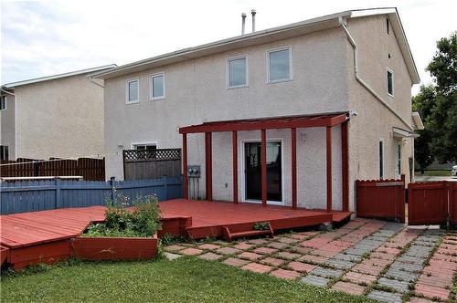 46 Holiday Place, Winnipeg, MB - Outdoor With Deck Patio Veranda With Exterior