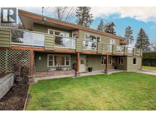Exterior of home painted in 2024 - 391 Braeloch Road, Kelowna, BC - Outdoor With Deck Patio Veranda