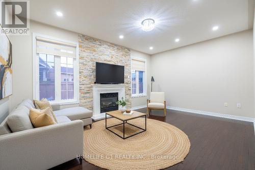 79 Heslop Circle, Brampton, ON - Indoor With Fireplace