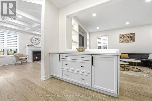 90 Robertson Road, Hamilton, ON - Indoor With Fireplace