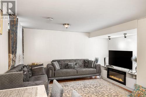 1938 Bromley Road, Ottawa, ON - Indoor Photo Showing Living Room With Fireplace