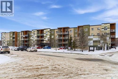 2418 5500 S Mitchinson Way S, Regina, SK - Outdoor With Balcony With Facade