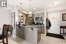 2418 5500 S Mitchinson Way S, Regina, SK  - Indoor Photo Showing Kitchen With Stainless Steel Kitchen With Upgraded Kitchen 