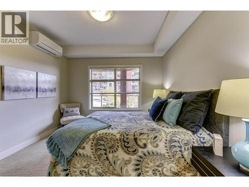 Pictures are from a similar one bedroom staged unit. - 3220 Skyview Lane Unit# 202, West Kelowna, BC - Indoor Photo Showing Bedroom