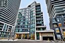 B416 - 60 Annie Craig Drive S, Toronto, ON  - Outdoor With Balcony With Facade 