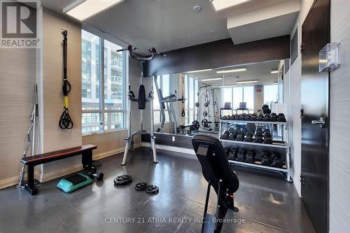 B416 - 60 Annie Craig Drive S, Toronto, ON - Indoor Photo Showing Gym Room