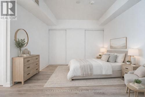 Virtually Staged - 309 - 370 Martha Street, Burlington, ON - Indoor Photo Showing Bedroom