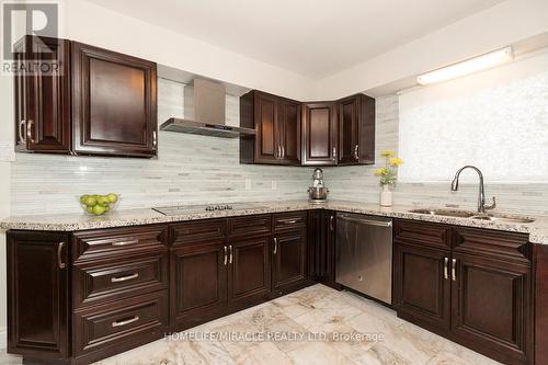 3481 Ashcroft Crescent, Mississauga, ON - Indoor Photo Showing Kitchen With Double Sink