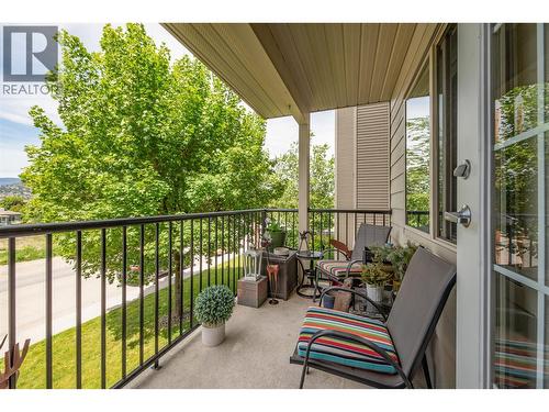 Covered deck and with views! - 265 Froelich Road Unit# 204, Kelowna, BC - Outdoor With Deck Patio Veranda With Exterior