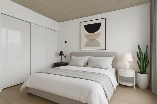Bedroom - 1115-190 Rue Murray, Montréal (Le Sud-Ouest), QC - Indoor Photo Showing Bedroom