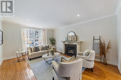 1189 Glen Road, Mississauga, ON - Indoor Photo Showing Living Room With Fireplace
