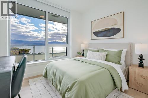 Same floor plan - but taken from unit 2804 - 1626 Water Street Unit# 804, Kelowna, BC - Indoor Photo Showing Bedroom