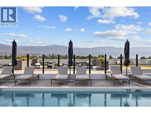 1626 Water Street Unit# 804, Kelowna, BC - Outdoor With In Ground Pool With View