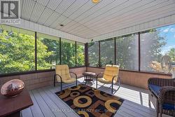 Screened in upper balcony - 