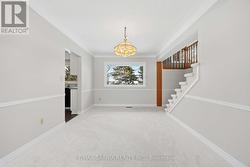 Dining area leading to upper great room - 