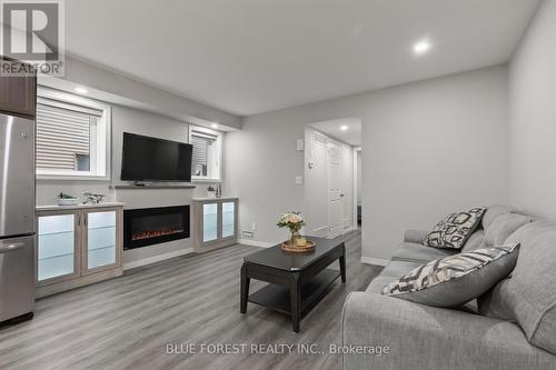 50 - 3200 Singleton Avenue, London South (South W), ON - Indoor Photo Showing Living Room With Fireplace