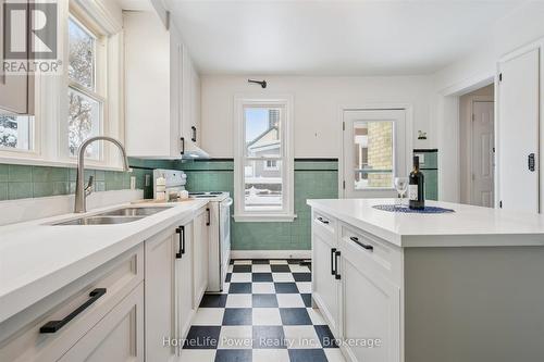 36 Linden Avenue, Kitchener, ON - Indoor Photo Showing Kitchen With Double Sink