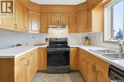201 103 Keevil Crescent, Saskatoon, SK - Indoor Photo Showing Kitchen With Double Sink