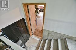 Entrance to basement from garage - 