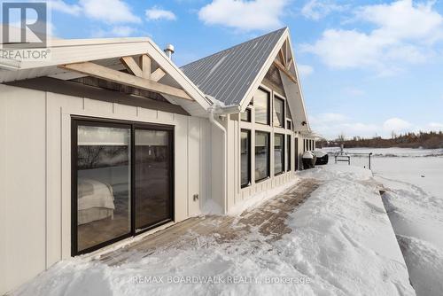 Rear deck w/ two entry ways into home, bbq line. - 205 Westar Farm Way, Ottawa, ON - Outdoor