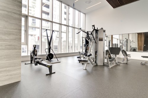 Exercise Room - 1004-1500 Boul. René-Lévesque O., Montréal (Ville-Marie), QC - Indoor Photo Showing Gym Room