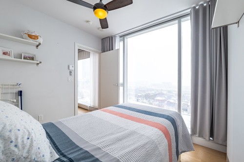 Bedroom - 1004-1500 Boul. René-Lévesque O., Montréal (Ville-Marie), QC - Indoor Photo Showing Bedroom