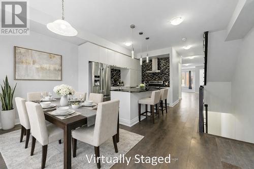 193 Huguenot Road, Oakville, ON - Indoor Photo Showing Kitchen With Upgraded Kitchen