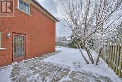 Separate entry to lower level from patio - 