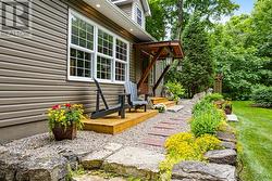 Front deck for watching flowers bloom & birds sing - 