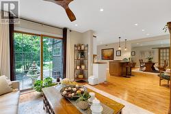 Open floor plan with defined family spaces - 