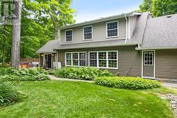 Perennial gardens enhance natural surroundings - 