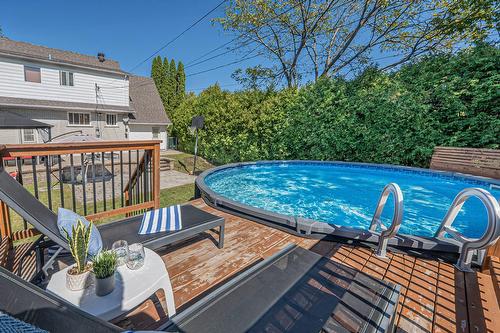 Piscine - 488 Boul. Samson, Laval (Sainte-Dorothée), QC - Outdoor With Above Ground Pool