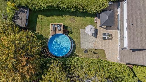 Photo aérienne - 488 Boul. Samson, Laval (Sainte-Dorothée), QC - Outdoor With Above Ground Pool