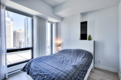 Chambre à coucher - 1706-1288 Av. Des Canadiens-De-Montréal, Montréal (Ville-Marie), QC - Indoor Photo Showing Bedroom