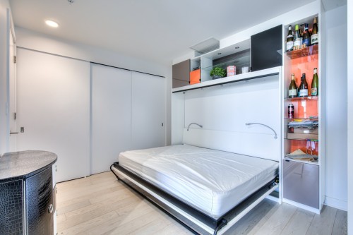 Boudoir - 1706-1288 Av. Des Canadiens-De-Montréal, Montréal (Ville-Marie), QC - Indoor Photo Showing Bedroom