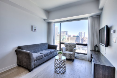 Salon - 1706-1288 Av. Des Canadiens-De-Montréal, Montréal (Ville-Marie), QC - Indoor Photo Showing Living Room